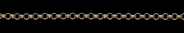 1-2B Wholesale Soldered Brass Rolo Chain