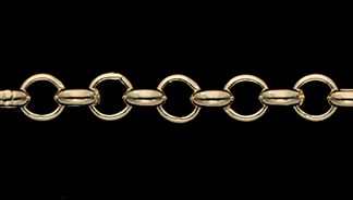 Wholesale Soldered Brass Rolo Chain