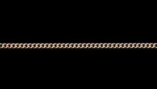 Soldered Brass Curb Chain