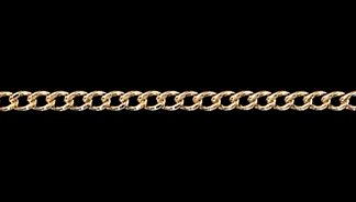 Soldered Brass Curb Chain