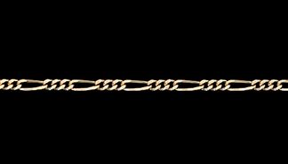 Soldered Brass Figaro Chain