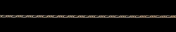 LS16 Soldered Brass Figaro Chain