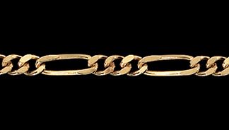 Soldered Brass Figaro Chain