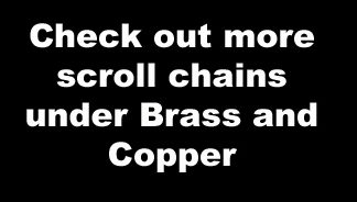 Wholesale Brass Scroll Chain